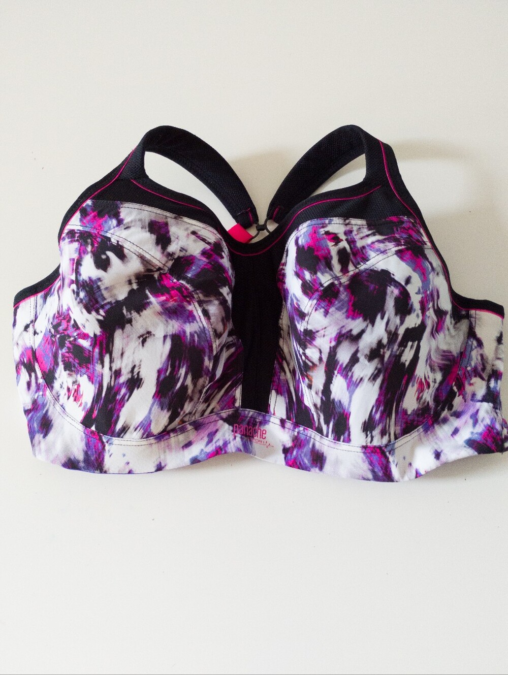 Panache Sport Ultimate High Impact Underwire Sports Bra 28H Electric Print 5021